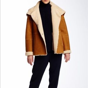 Vince Bi Tone Genuine Shearling Jacket